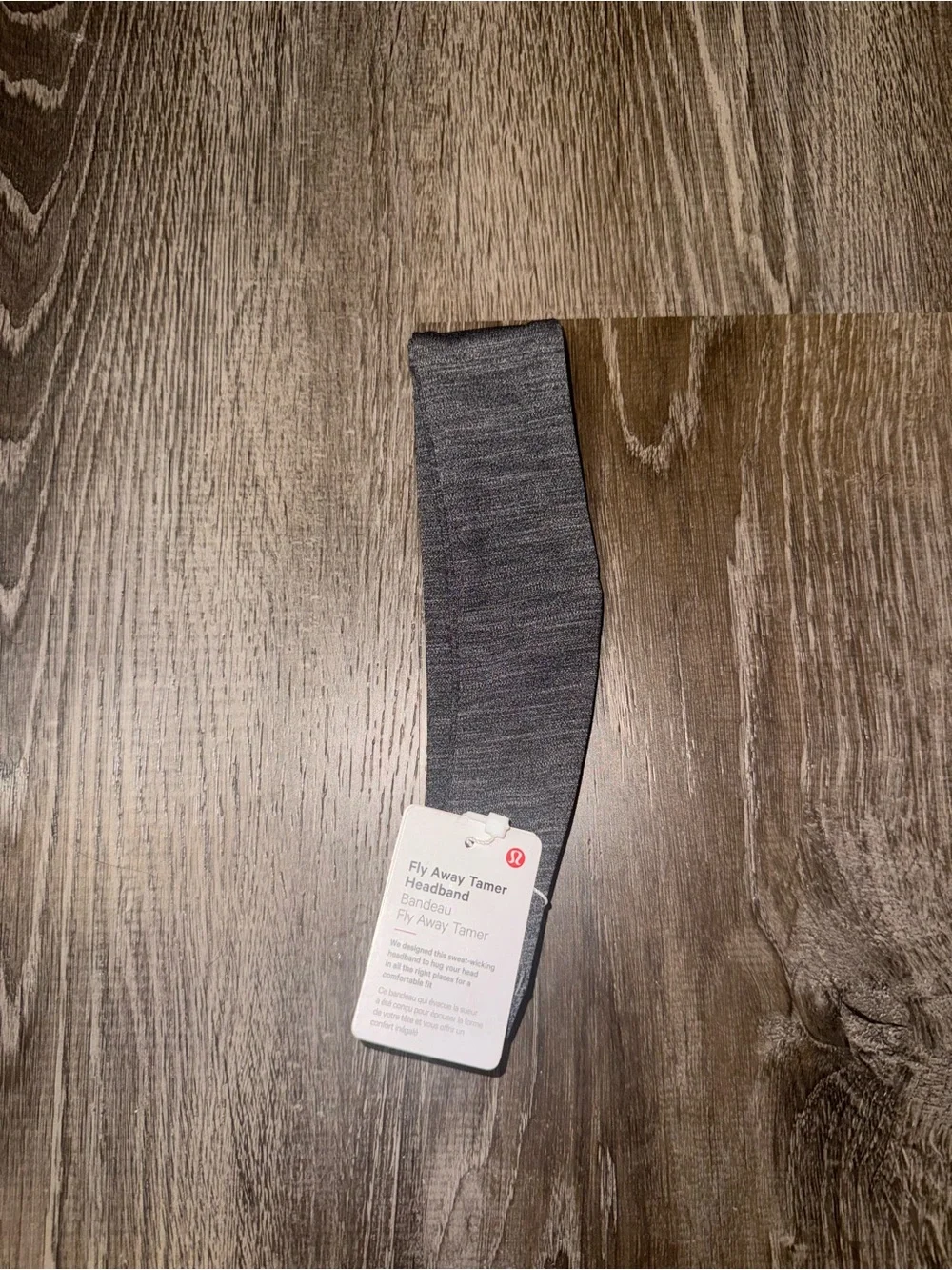 New lululemon athletica Fly Away Tamer Headband - Charcoal Gray